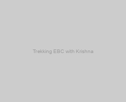 Trekking EBC with Krishna